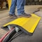 Pig Cable Protector, 3 in H, 3 ft L, 20 in W, 1 Channel, Fiberglass, Black, Yellow PLS6013-20X36 - alternate 1
